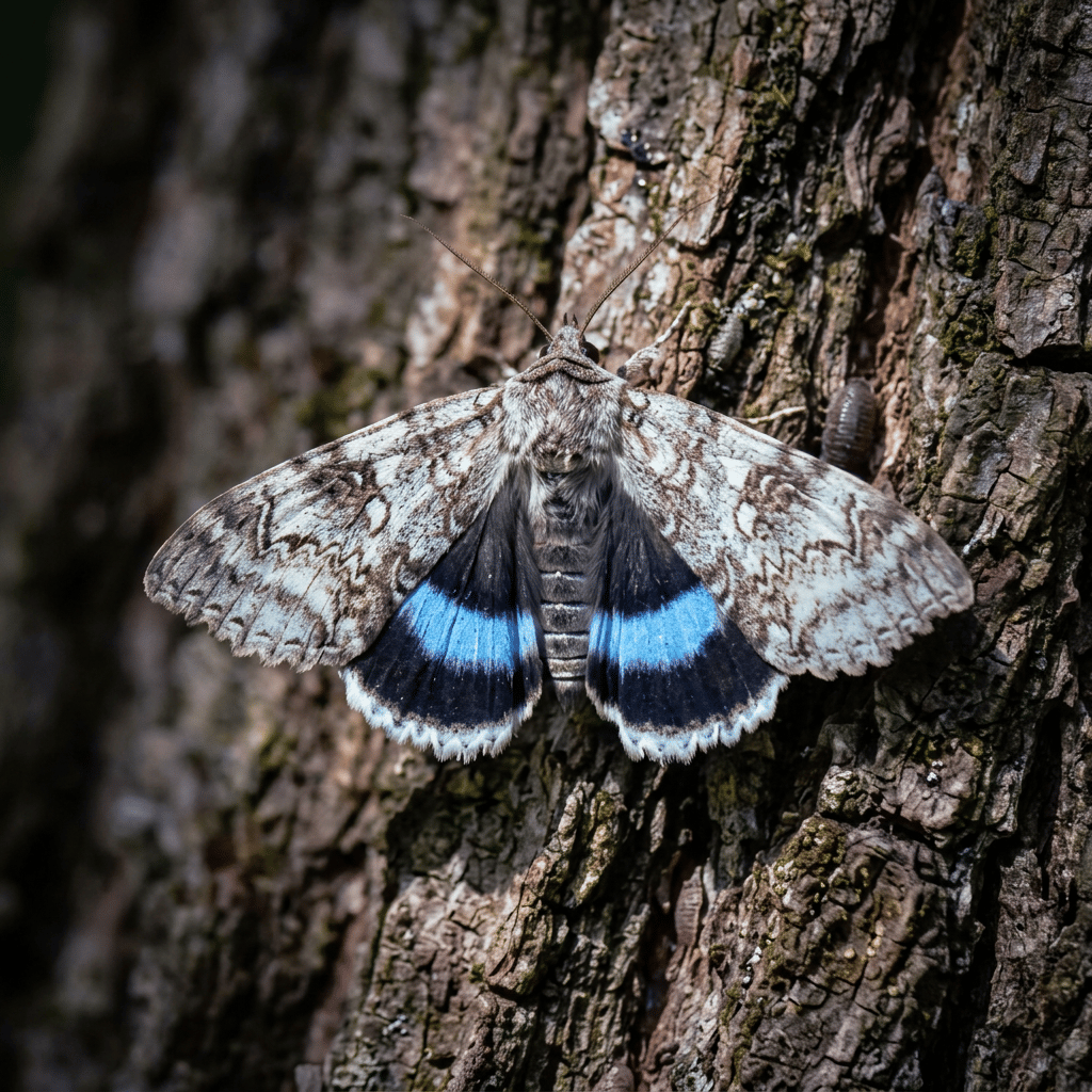 Blue Underwing Moth in Finland thumbnail